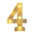 thumbnail image 1 of Fiudx Lámpara con Letras Led Decorativas, Luz Nocturna Tipo Marquesina, Decoración Versátil para El Hogar, Celebraciones de Cumpleaños y Bodas, Ambiente Romántico, Fácil de Usar con Pilas., 1 of 6