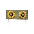 thumbnail image 1 of WREESH Courtyard Style Wood Painting Decoration Iron Sunflower Combination Key Hanging, 1 of 1