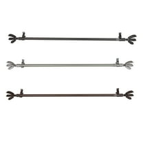 7/16" Adjustable Café rod 28-48 inch - Cocoa,(CF08-28-7)