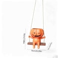 thumbnail image 3 of Halloween Resin Pumpkin Planter, Spooky Hanging Flower Pot for Indoor Outdoor Home Decor, 3 of 7
