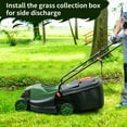 thumbnail image 2 of Topbuy 13” 12A Corded Electric Push Walk-Behind Lawn Mower, 2-in-1 Mowing Versatility, 2 of 7