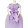 thumbnail image 5 of Girl Pageant Prom Wedding Flower Girl Formal Dress 6 8 10 12 14 Pink Lilac Ivory, 5 of 8