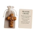 thumbnail image 2 of Cruz de madera, cruz coleccionable de madera para sostener, ideal como regalo de ánimo o para la estantería de la habitación infantil. con las manos, 2 of 9