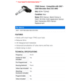 TPMS Sensor - Compatible with 2007 - 2009 Mercedes-Benz E63 AMG 2008 ...