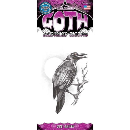 Tinsley Transfers Temporary Tattoo - The Raven