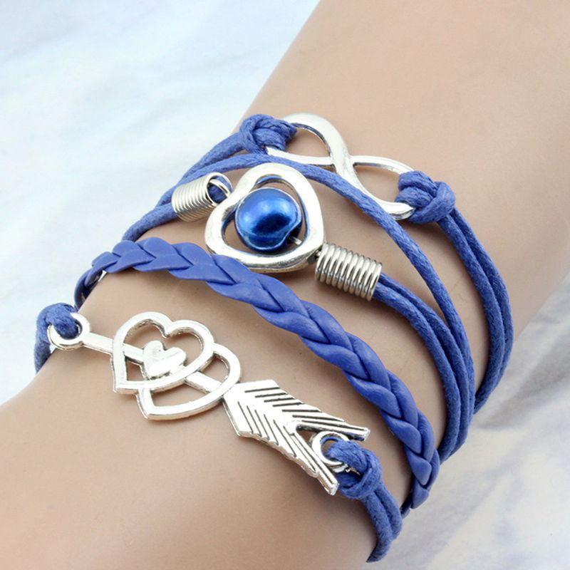 Infinite Bracelet Navy BlueSilver