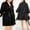 Black, variant on BONIXOOM Matching Pajamas For Couples Girls Christmas Pajamas Sleepwear Belt Long Sleeve Solid Sleep Dress Black XXXL