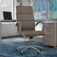 thumbnail image 2 of Office by kathy ireland Method High Back Leather Executive Chair in Washed Gray, 2 of 9