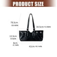 thumbnail image 5 of Yokua Trendy Studded Convertible Shoulder Bag For Women Spacious PU Underarm Purse, 5 of 20