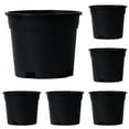 thumbnail image 3 of 4 Gallon Nursery Pot Planters for Outdoor Indoor Gardening Flower Pots, Black Pot Liners with Drainage Holes Suitable For Soil Growers Or Hydroponics (5PCS), 3 of 6