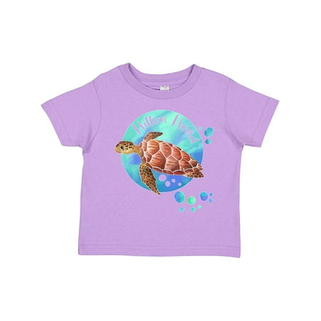 

Inktastic Hilton Head Sea Turtle and Bubbles Gift Toddler Boy or Toddler Girl T-Shirt