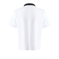 thumbnail image 4 of TiaoBug Unisex Mens Womens Chef Coat Long Sleeve Chef Jacket Restaurant Kitchen Cooking Uniform White 4XL, 4 of 7