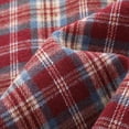 thumbnail image 7 of Men Plaid Flannel Shirt Long Sleeve Button Down Casual Vintage Lapel Overshirt Jacket Loose Fit Layered Top, 7 of 7