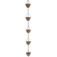 thumbnail image 4 of Cadenas colectoras desviadoras de para jardín, cadena colgante para canalones, villas con bajante, cadena para decoración de jardín y Estilo D, 4 of 8