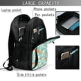thumbnail image 4 of Balery Cute Sloth on Floral Tree Mochila con carga USB para hombre y mujer - Mochila impermeable y antirrobo para laptop con puerto USB para viajes, trabajo, 4 of 7