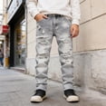 thumbnail image 5 of Tiijoy Boys Distressed Ripped Jeans Stretch Fit Denim Trousers, Sizes 7-16, 5 of 8