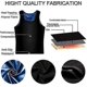 thumbnail image 2 of Chaleco de sauna Yashi para hombre polímero atrapa calor S azul, 2 of 4