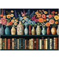 thumbnail image 2 of Libro de flores vintage Puzzle PICKFORU de flores silvestres, 1000 piezas, 2 of 9