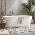 thumbnail image 2 of White Pioneer Flower and Paisley Pattern Kitchen Rug Mat,Kitchen Runner Rugs Non Skid Washable,Decorative Kitchen Floor Mats for Kitchen,Sink,Laundry,17"x47.2", 2 of 7