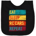 thumbnail image 2 of Inktastic Rc Racing Eat Sleep Rc Cars Repeat Newborn Bib, 2 of 3