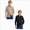 A06_Black & Khaki, variant on 7-8T Kids Boys Dress Shirts,2pcs Oxford Shirt with Pocket Button Up Long Sleeve Tops for School Party Wedding Kids Baisc Solid Shirts Black & White Boys Clothes