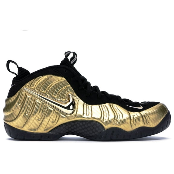Nike Men's Air Foamposite Pro Metallic Gold Basketball Shoes, from StockX