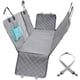 thumbnail image 1 of Funda impermeable para asiento de coche para perros Asiento trasero a prueba gris Zulema Cubierta de asiento de coche de perros, 1 of 8