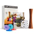 thumbnail image 1 of Masontops complete Mason Jar Fermentation Kit - Easy SMALLREgULAR Mouth Jars Vegetable Fermenting Set - DIY Equipment Essentials, 1 of 7