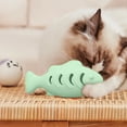 thumbnail image 2 of OAVQHLG3B 3Pcs Cat Toys for Indoor Cats, Fish Shape Chew Catnip Toys for Teeth Clean, Food Grade Silicone Cat Enrichment Toy, Interactive Kitten Teething Toys, 2 of 6