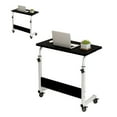 thumbnail image 2 of Liftable EndTable, 60 X 40cm C Shape Metal Frame Mobile Laptop Desk Bedside Laptop End Side Desk for Home Sofa Dining Table, Computer Desk, 2 of 8