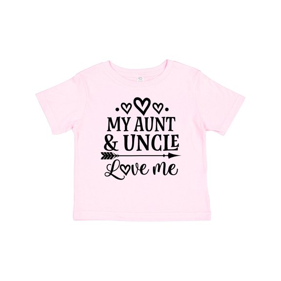 Inktastic My Aunt and Uncle Love Me Niece Boys or Girls Toddler T-Shirt