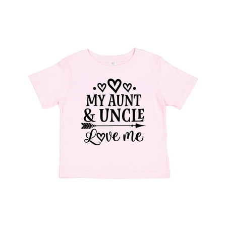 

Inktastic My Aunt and Uncle Love Me Niece Gift Toddler Boy or Toddler Girl T-Shirt