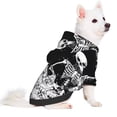 thumbnail image 2 of Fotbe Skeleton Wave Artwork Sudadera con Estampado para Perros Pequeños – Suéter con Capucha para Mascotas, Tela Suave de Forro Polar con Bolsillo-X-Small, 2 of 7