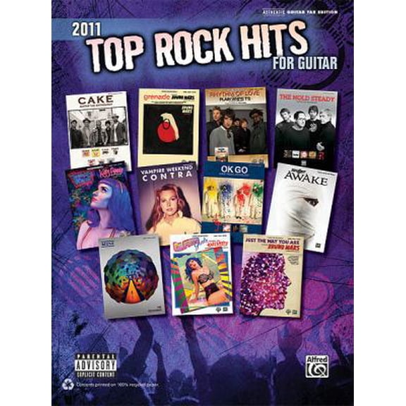 Pre-Owned 2011 Top Rock Hits for Guitar (Paperback) 0739083139 9780739083130