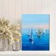 thumbnail image 2 of Qisvanset Funny Underwater Cow Canvas Print 12x16 Inch Cafe Art, 2 of 8