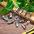 thumbnail image 4 of 40 Piezas Tuercas Jack M 4 M5 M6 M8, Sujetadores de Tuercas de Tornillo de Expansión de Acero Al Carbono para Asegurar la Etiqueta del Contenedor del de la Placa, 4 of 6