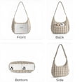 thumbnail image 4 of Women's Quilted Puffer Crossbody Bag, Adjustable Strap for Trendy Shoulder Purse and Everyday Use, 4 of 9