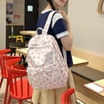 thumbnail image 3 of Coquette Bow Backpack for Women Pink Bow Kawaii Preppy Backpack Large Capacity for College Middle High School Casual Travel Daypack, 3 of 5