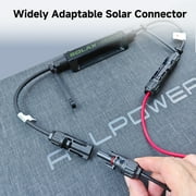 ALLPOWERS SOLAX SE200 200W Portable Solar Panel, High-Efficiency Monocrystalline, IP68 Waterproof Solar Charger for Power Stations, RV, Camping, Off-Grid & Emergency Power