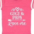 thumbnail image 4 of Inktastic Gigi and Papa Love Me Boys or Girls Baby Bodysuit, 4 of 5