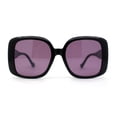thumbnail image 2 of Classical Womens Oversize 1990s Oversized Butterfly Fashion Sunglasses Black Purple, 2 of 4