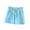 Light Blue, variant on Sakmal Shorts Women Casual Cotton Green 6" Daily High Waisted Shorts with Pockets
