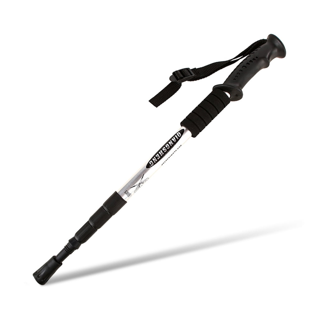 Details about   2 X Retractable Trekking Pole Climbing Crutches  Telescopic Stick with Bag US 
