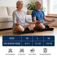 thumbnail image 5 of Mens Grip Socks, AMITOFO Anti Slip Crew Socks for Men-Non Slip Hospital Home Walking Socks for Elderly, 4 Pairs (Size 13-15 ), 5 of 7