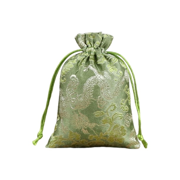 Minnieouse Cordón bordado bolsita bendiciones joyería regalos bolsa Oficina dormitorio colgante puerta ventana coche trasero revisión colgante Ropa, zapatos y accesorios Miscelánea Verde Minnieouse AP017962-05