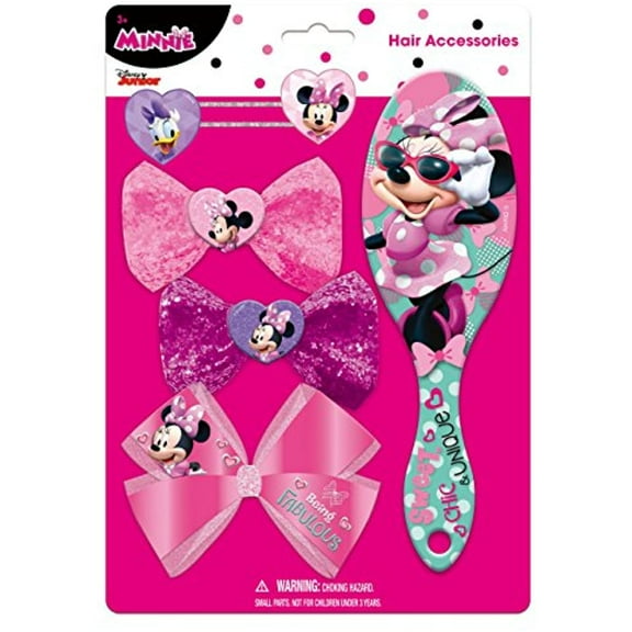 TownleyGirl Minnie Mouse Hair Accessories Set with Hair Bows Bobby Pins, Hair