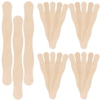ORDDIART Craft Popsicle Sticks Natural Wood Color 50Pcs 8.1X1In