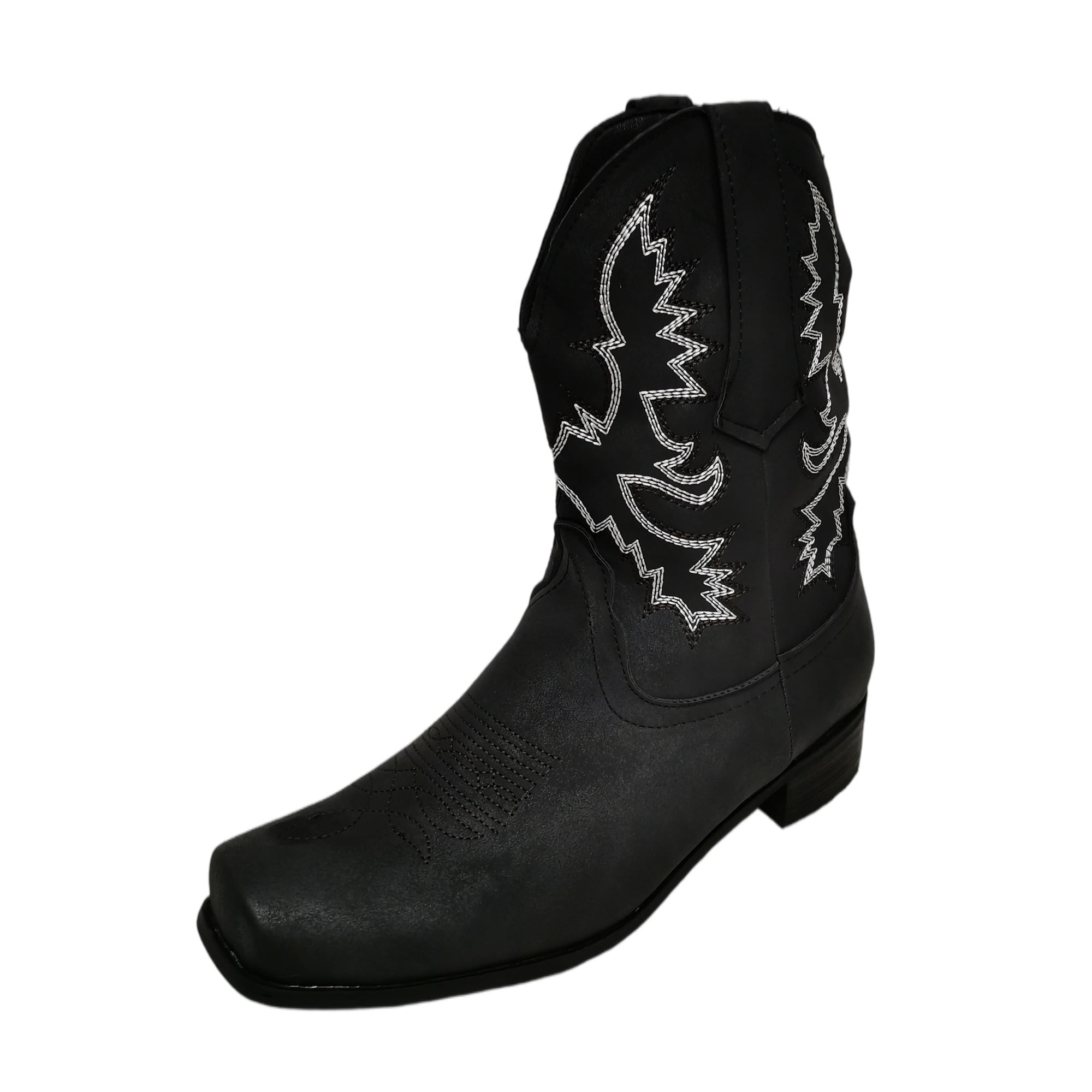 Low black cowboy boots sale