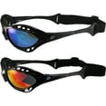 thumbnail image 1 of 2 Paires de Lunettes de Soleil Birdz Seahawk Polarisées Rembourrées Montures Noires Verres Bleus + Rouges Reflectchés, 1 of 7