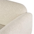 thumbnail image 4 of Nuevo Benson Fabric & Steel Metal Triple Seat Sofa in Shell Beige/Black, 4 of 4